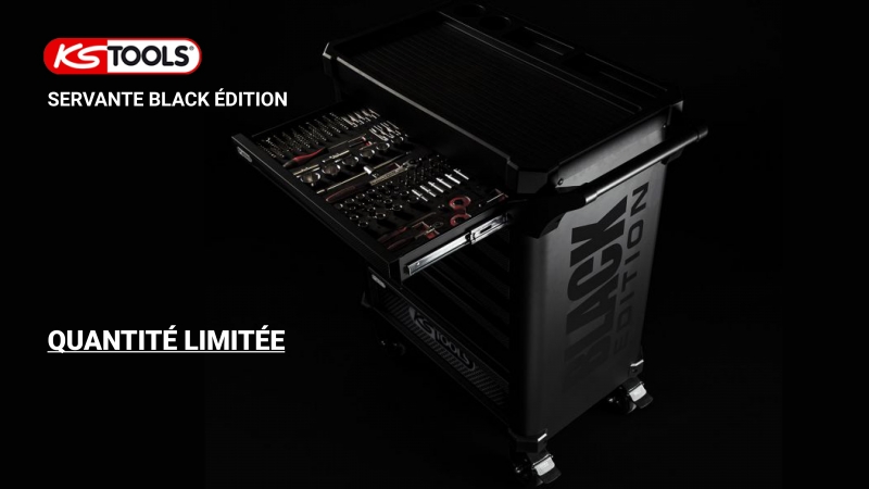 Édition spéciale : Servante Black Edition 318 outils en exclusivité