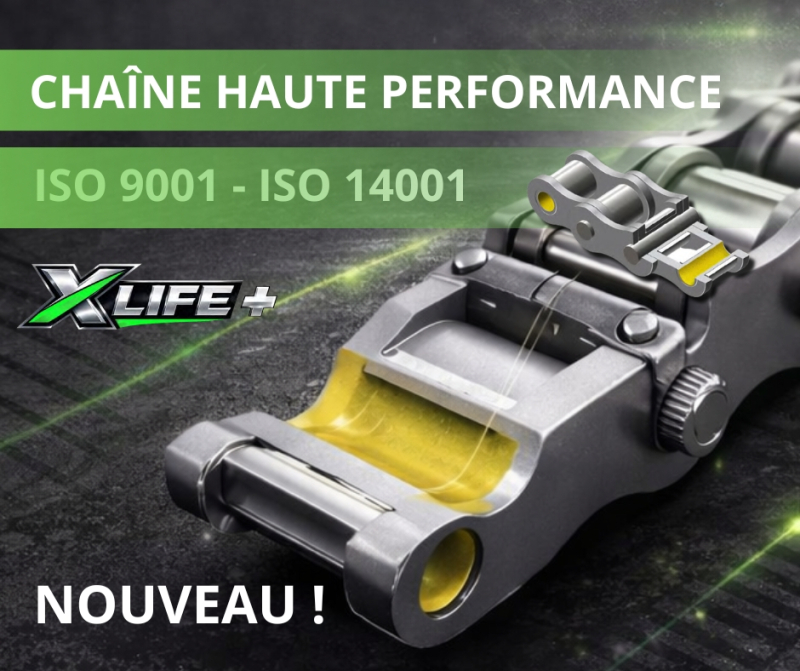 Chaîne à rouleaux BTC Xlife+ : performance et longévité pour vos transmissions
