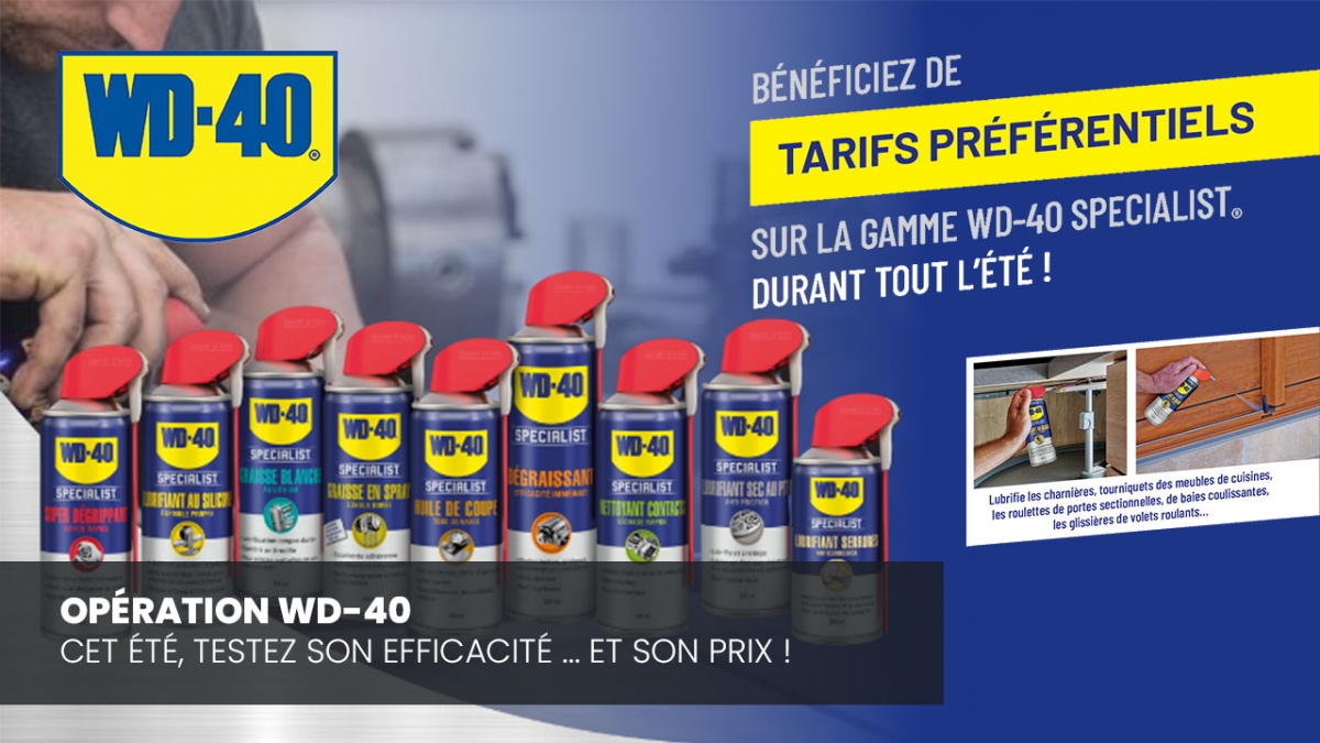 Opération échantillon WD-40 SPECIALIST